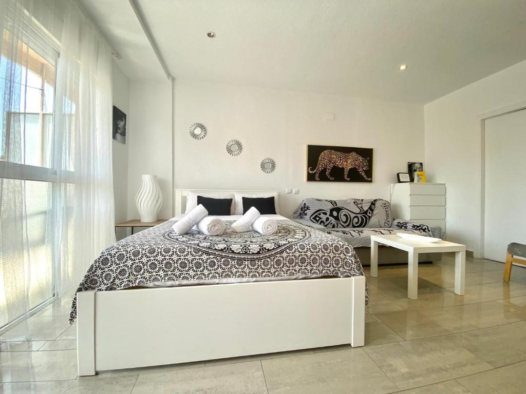 Zona de dormir del apartamento Riscal 6