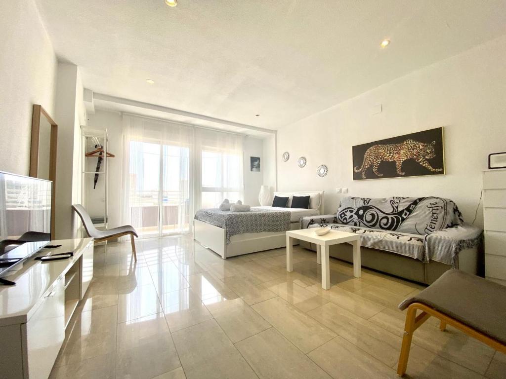 Zona de estar del apartamento Riscal 6